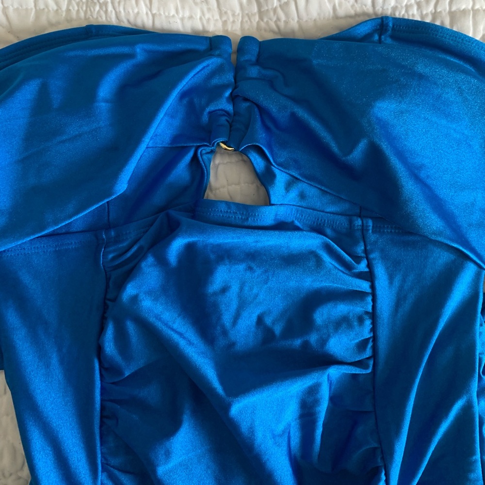 Mynah Womens Metallic One Piece Swimsuit - Picture 5 of 9